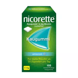 NICORETTE Tyggegummi 4 mg whitemint, 105 stk