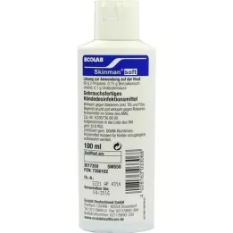 SKINMAN Myk hånd desinfeksjonslommeflaske, 100 ml