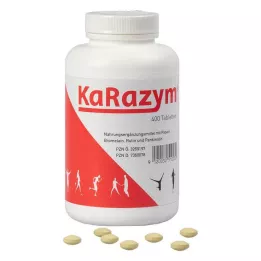 KARAZYM gastro-resistente tabletter, 400 stk