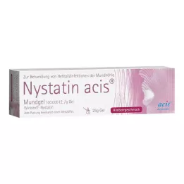 NYSTATIN acis munngelé, 25 g