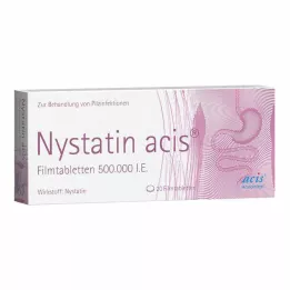 NYSTATIN acis filmdrasjerte tabletter, 20 stk