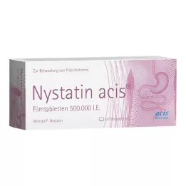 NYSTATIN acis filmdrasjerte tabletter, 50 stk