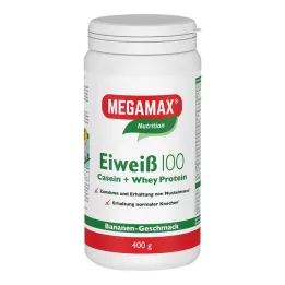 EIWEISS 100 Banana Megamax-pulver, 400 g