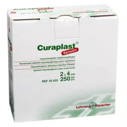 CURAPLAST Inj.-Pflaster sensitiv 2x4 cm, 250 stk