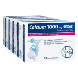 CALCIUM 1000 HEXAL brusetabletter, 100 stk