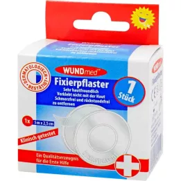 FIXIERPFLASTER 2,5 cmx5 m gjennomsiktig, 1 stk
