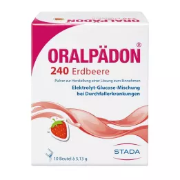 ORALPÄDON 240 Jordbær Btl., 10 stk