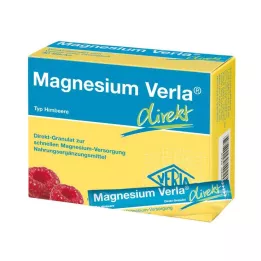 MAGNESIUM VERLA direkte granulat bringebær, 30 stk