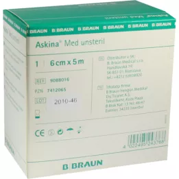 Askina med sårforening 6 cmx5 m unstering, 1 stk