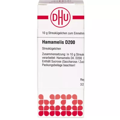 HAMAMELIS D 200 Globuli, 10 g HAMAMELIS D 200 Globuli, 10 g