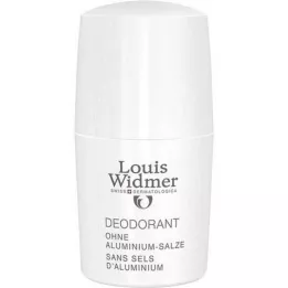 WIDMER Deodorant uten aluminiumssalter klistrer uparfymert, 50 ml