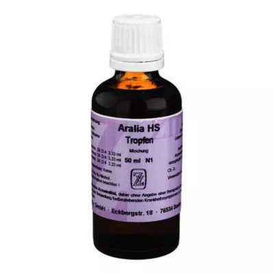 ARALIA HS dråper, 50 ml