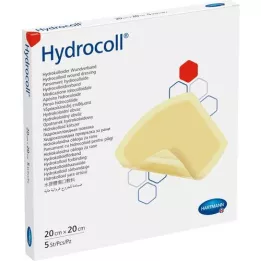 HYDROCOLL Wound Association 20x20 cm, 5 stk