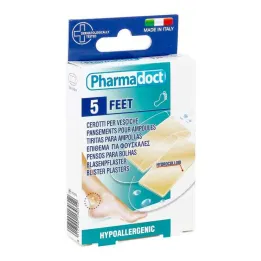 Blisterplaster 3,8x7 cm hydrokolloid (5 stk)