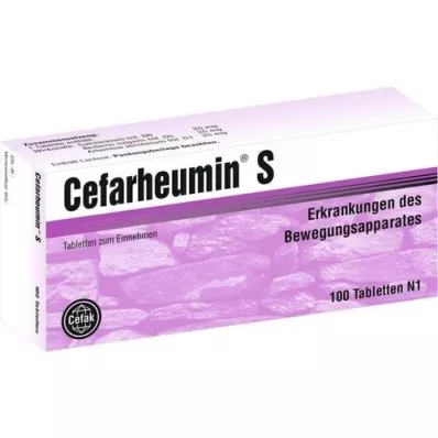 CEFARHEUMIN S tabletter, 100 stk CEFARHEUMIN S tabletter, 100 stk