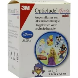 OPTICLUDE 3M Disney jenter midi 2538MDPG-50, 50 stk