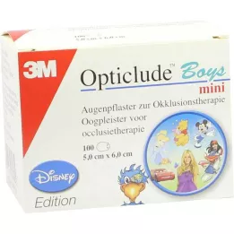 OPTICLUDE 3M Disney Boys Mini 2537MDPB-100, 100 stk