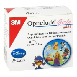 OPTICLUDE 3M Disney jenter midi 2538MDPG-100, 100 stk