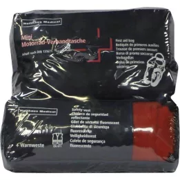 VERBANDTASCHE Motorsykkel mini DIN 13167+advarselsvest, 1 stk