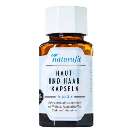 Naturafit hud- og hårkapsler, 90 kapsler