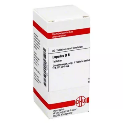 LUPULUS D 6 tabletter, 80 stk LUPULUS D 6 tabletter, 80 stk
