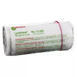 LENKIDEAL Idealb.10 cmx5 m hvit med dressing pad, 1 stk