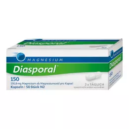 MAGNESIUM DIASPORAL 150 kapsler, 50 stk