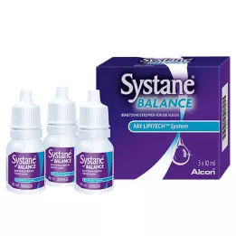 SYSTANE BALANCE Smørende dråper for øynene, 3X10 ml