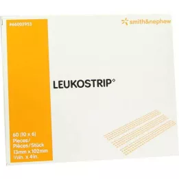 LEUKOSTRIP Sårlukkelister 13x102 mm, 10X6 stk