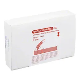 Fingerbandasje 2x12 cm elastisk, 50 stk