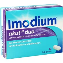 IMODIUM Acute N Duo Tablets, 12 stk
