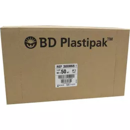 BD PLASTIPAK Spr.50 ml Luer eksentrisk, 60X50 ml