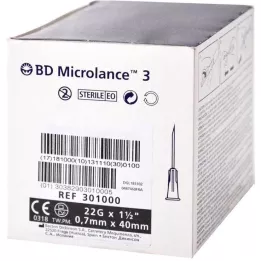 BD MICROLANCE Spesiell kanyle 22 g 1 1/2, 100 stk
