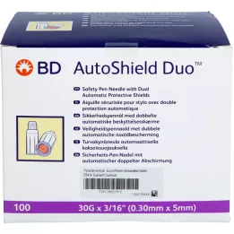 BD AUTOSHIELD Duo Safety Pen Nåler 5 mm, 100 stk