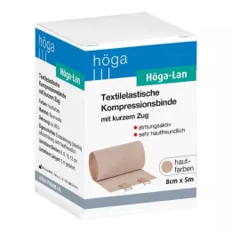 HÖGA-LAN kort strekkbandasje 8 cmx5 m, 1 stk