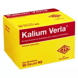 KALIUM VERLA Granulatpose, 50 stk