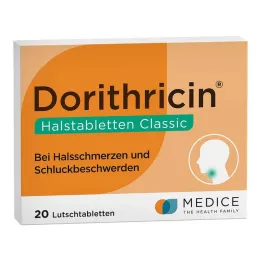 DORITHRICIN Halspastiller Classic, 20 stk