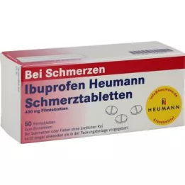 IBUPROFEN Heumann smertestillende 400 mg, 50 stk