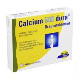 CALCIUM 500 dura brusetabletter, 100 stk