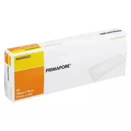 PRIMAPORE 10x30 cm sårbandasje steril, 20 stk