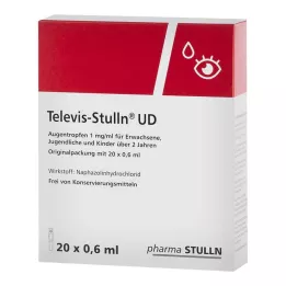TELEVIS Stulln UD Øyedråper, 20X0,6 ml