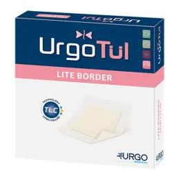 Urgotül Lite Border 8x8 cm bandasje, 10 stk
