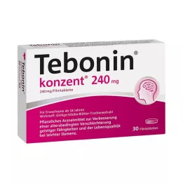 TEBONIN konzent 240 mg filmdrasjerte tabletter, 30 stk