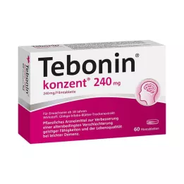 TEBONIN konzent 240 mg filmdrasjerte tabletter, 60 stk