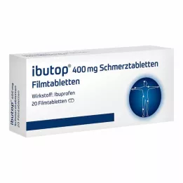 IBUTOP 400 mg smertestillende filmdrasjerte tabletter, 20 stk