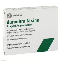 DURAULTRA N sinus øyedråper, 10X0,6 ml