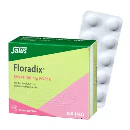 FLORADIX Jern 100 mg forte filmdrasjerte tabletter, 100 stk