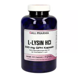 L-LYSIN 500 mg GPH kapsler, 360 stk