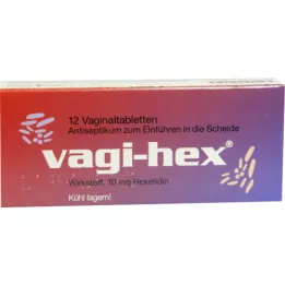 VAGI HEX Vaginal tabletter, 12 stk