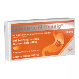 PANTOPRAZOL Hennig f.Hedbrennen 20 mg mr.Tabl., 7 St